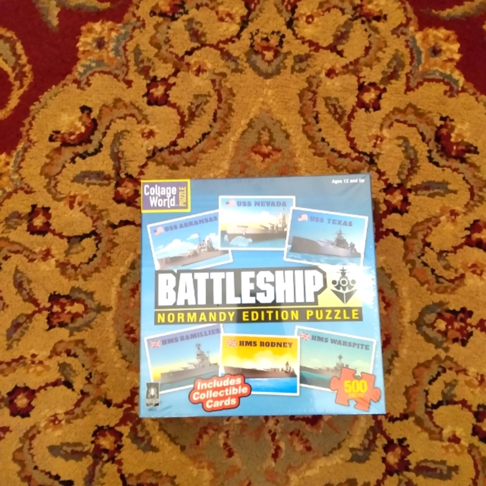 New unopen Battleship Normandy Edition Puzzle New With Tags
